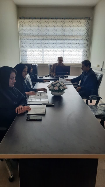جلسه ارزیابی درونی حوزه 3 اعتباربخشی با حضور مسئولین اعتباربخشی دانشکده 